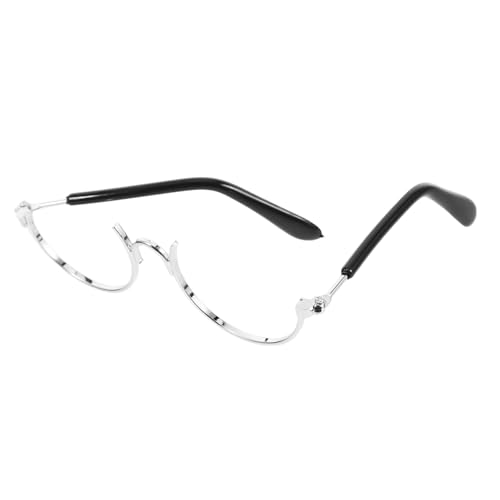 jojofuny Wire Rand Brille Retro Vintage Für Mini -puppen -kostümzubehör Puppe Tiny Brille Cosplay Party Accessoires von jojofuny