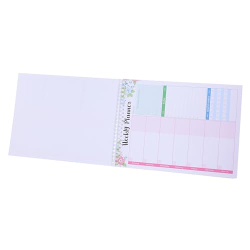 jojofuny Wochenplaner Planung Notizblock Planer Tagesplaner Terminplaner Notizbuch Notizbücher Für Die Arbeit Planblock Tagesagenda Studienplaner Notizbuch Planer Metall Bunt von jojofuny