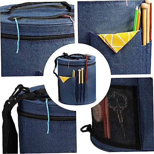 jojofuny Wool Ball Organizer Oxford Geräumige Garnaufbewahrung mit Schultergurt und Tragegriff für Strick und Häkelzubehör für Projekte jojofuny Wool Ball Organizer Oxford Geräumige Garnaufbewahrung mit Schultergurt und Tragegriff für Strick und Häkelzubehör für Projekte von jojofuny