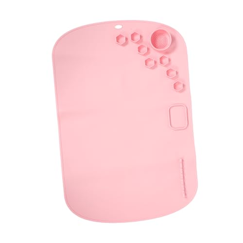 jojofuny Zeichenmatte aus Silikon Kindermatte Malblock für den Tisch Malerei Handwerksmatte Lackmatte Kunst Gießmatte aus Harz Silikonunterlage zum Basteln Kieselgel Rosa von jojofuny
