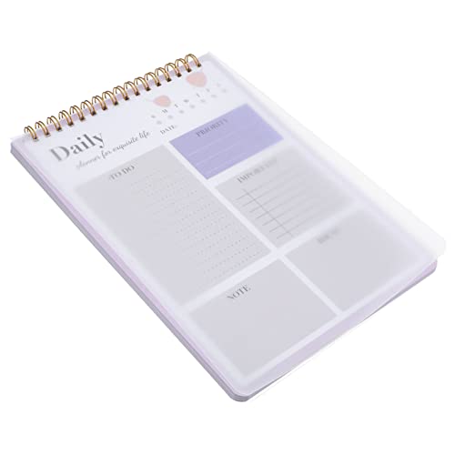 jojofuny Zeitmanagement-Notizblock Planblock Wochenplaner arbeiten Planer für die Schule tägliches notizbuch schülerkalender büromaterial Terminkalender effizienter Kalender Papier Violett jojofuny Zeitmanagement-Notizblock Planblock Wochenplaner arbeiten Planer für die Schule tägliches notizbuch schülerkalender büromaterial Terminkalender effizienter Kalender Papier Violett von jojofuny