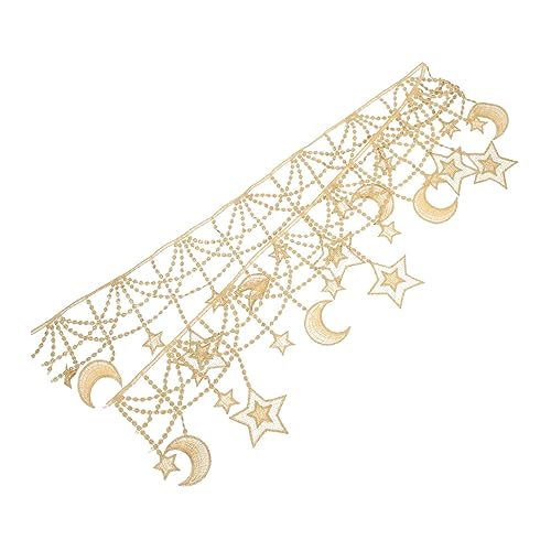 jojofuny Ziehen Sie Spitzenzubehör an Goldrand Goldspitze Pailletten-Spitzenbesatz gold breite Spitze Blumenspitze Stickerei Nähen Spitze Stickerei Spitzenbesatz Nähzubehör Polyester Golden jojofuny Ziehen Sie Spitzenzubehör an Goldrand Goldspitze Pailletten-Spitzenbesatz gold breite Spitze Blumenspitze Stickerei Nähen Spitze Stickerei Spitzenbesatz Nähzubehör Polyester Golden von jojofuny