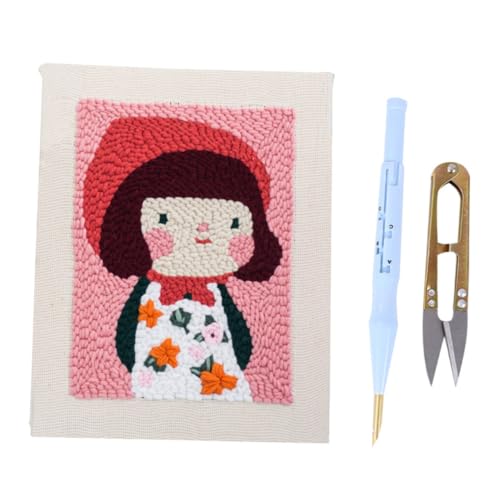 jojofuny handgemachtes DIY-Material-Kit Stickformfaden Stickerei-Basis-Kit Stanzstickset für Anfänger Bastelwerkzeug für jojofuny handgemachtes DIY-Material-Kit Stickformfaden Stickerei-Basis-Kit Stanzstickset für Anfänger Bastelwerkzeug für von jojofuny