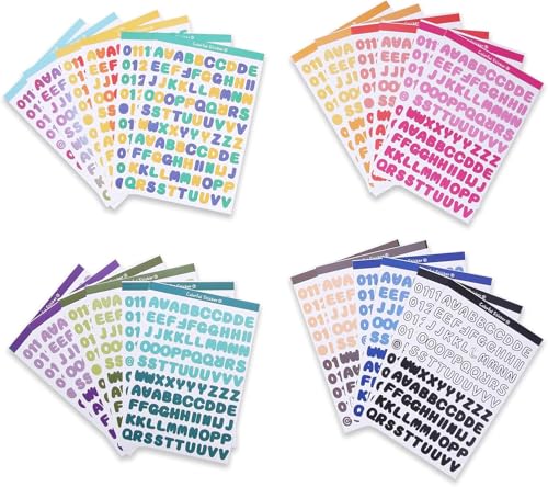 joonnair 24 Blätter Mehrere Farben Selbstklebende Buchstaben Aufkleber, Buchstaben sticker, Klebebuchstaben für Scrapbooking, DIY-Grußkarten, Postfach, Dekoration, Markierung joonnair 24 Blätter Mehrere Farben Selbstklebende Buchstaben Aufkleber, Buchstaben sticker, Klebebuchstaben für Scrapbooking, DIY-Grußkarten, Postfach, Dekoration, Markierung von joonnair