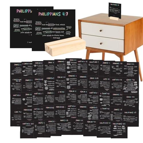 52 Stück Bibel Karten, Inspirierende Gebet Bibel Schrift Karten, Gebet Schrift Buch Mit Hölzernen Stand, Inspirierende Studie Lieferungen Ermutigend Für Die Reise Nach Hause Urlaub Feiern Geburts 52 Stück Bibel Karten, Inspirierende Gebet Bibel Schrift Karten, Gebet Schrift Buch Mit Hölzernen Stand, Inspirierende Studie Lieferungen Ermutigend Für Die Reise Nach Hause Urlaub Feiern Geburts von jopiuieo