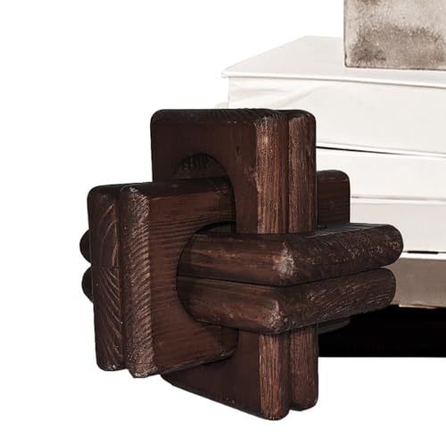 jopiuieo Holzdeko Mit Astloch Für Couchtisch - Holz Kettenglied Couchtisch Deko | Rustikale Deko Moderne Raumgestaltung Als Geschenkideen Für Hochzeit Tischregal Mittelstücke von jopiuieo
