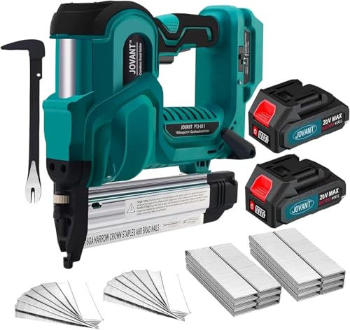 2 in 1 Nagelpistole batteriebetrieben, mit 2240pcs 18 GA Nägel/Hefte Nagelzieher, Brad Nagel mit 20V 2.0A Batterien für Hausverbesserung für Holzbearbeitung 2 in 1 Nagelpistole batteriebetrieben, mit 2240pcs 18 GA Nägel/Hefte Nagelzieher, Brad Nagel mit 20V 2.0A Batterien für Hausverbesserung für Holzbearbeitung von jovant