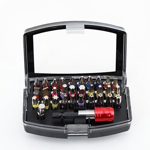 JOVANT Driver Bit Set, S2 Werkzeugstahl für Bohrer/Schrauber, JOVANT Elektrowerkzeug, Schlagbohrer-Bit-Satz, 32tlg JOVANT Driver Bit Set, S2 Werkzeugstahl für Bohrer/Schrauber, JOVANT Elektrowerkzeug, Schlagbohrer-Bit-Satz, 32tlg von jovant