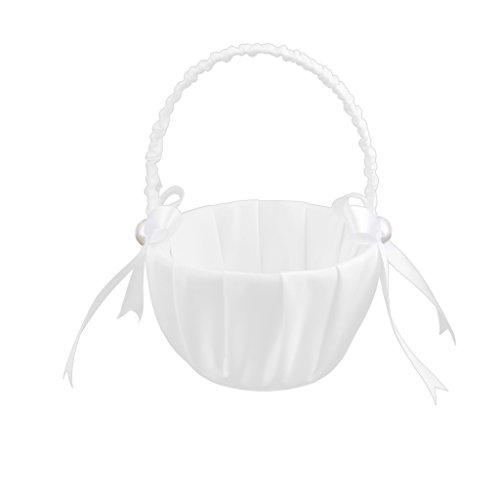joyMerit Blumenkörbchen für Blumenmädchen Hochzeit Blumenkorb für Blumenkinder Streukörbchen mit Perlen joyMerit Blumenkörbchen für Blumenmädchen Hochzeit Blumenkorb für Blumenkinder Streukörbchen mit Perlen von joyMerit