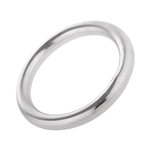 joyMerit Metallring Edelstahl Rundring geschweißt und poliert, 40-80mm - 7 x 50mm joyMerit Metallring Edelstahl Rundring geschweißt und poliert, 40-80mm - 7 x 50mm von joyMerit