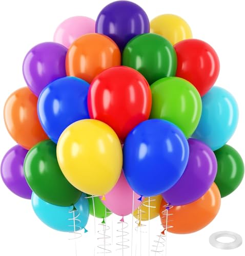 Regenbogen-Latex-Luftballons, bunt, Party-Ballon-Set für Kindergeburtstag, Regenbogen-Party, Babyparty, Hochzeit, Jubiläen, Feiern, Abschlussfeiern, Dekorationen Regenbogen-Latex-Luftballons, bunt, Party-Ballon-Set für Kindergeburtstag, Regenbogen-Party, Babyparty, Hochzeit, Jubiläen, Feiern, Abschlussfeiern, Dekorationen von joyacs