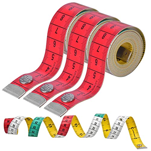 3 Stück Körpermaßband, Maßband Papier, Rollmaßband Nähen, Maßband Physiotherapie, Maßband cm/zoll, Bandmaß für Familienmaß Brust-/Waistumfang, 150cm 60 Zoll 3 Stück Körpermaßband, Maßband Papier, Rollmaßband Nähen, Maßband Physiotherapie, Maßband cm/zoll, Bandmaß für Familienmaß Brust-/Waistumfang, 150cm 60 Zoll von joyan