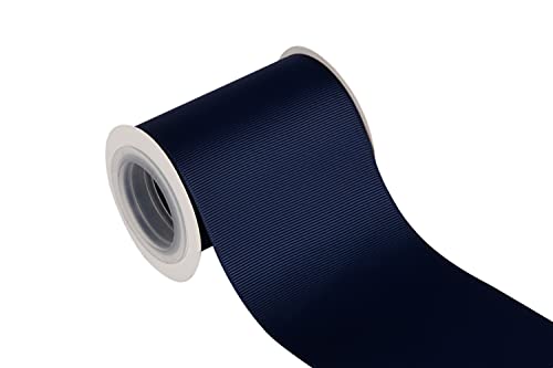Joycrosso Ripsband, 7,6 cm, 4,5 m, Rolle für Stuhlschärpen, Geschenkverpackungen, Partyzubehör, Heimdekoration, Bastelbedarf, Marineblau Joycrosso Ripsband, 7,6 cm, 4,5 m, Rolle für Stuhlschärpen, Geschenkverpackungen, Partyzubehör, Heimdekoration, Bastelbedarf, Marineblau von joycrosso