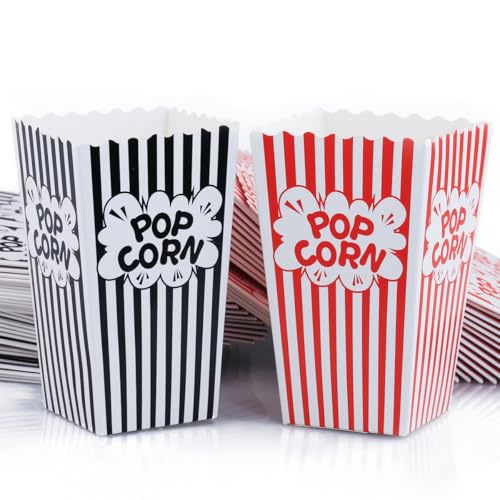 jsysj 60 Stücke Popcorn Boxen, Kinder Kleine Gestreift Popcorn Tüten, Papier Candy Bar Tüte, Party Papiertüte, Snackbox für Startseite, Hochzeit, Filmabend oder Party jsysj 60 Stücke Popcorn Boxen, Kinder Kleine Gestreift Popcorn Tüten, Papier Candy Bar Tüte, Party Papiertüte, Snackbox für Startseite, Hochzeit, Filmabend oder Party von jsysj