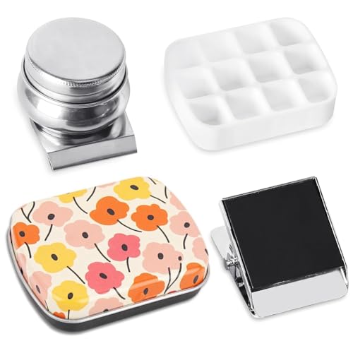 jumbans Tragbare Mini-Dose, 12-Fach Leere Aquarellpalette, Kleine Farbaufbewahrungssets mit Magnetclip und Öltopf, Einfache Installation, Einfach zu Verwenden. jumbans Tragbare Mini-Dose, 12-Fach Leere Aquarellpalette, Kleine Farbaufbewahrungssets mit Magnetclip und Öltopf, Einfache Installation, Einfach zu Verwenden. von jumbans