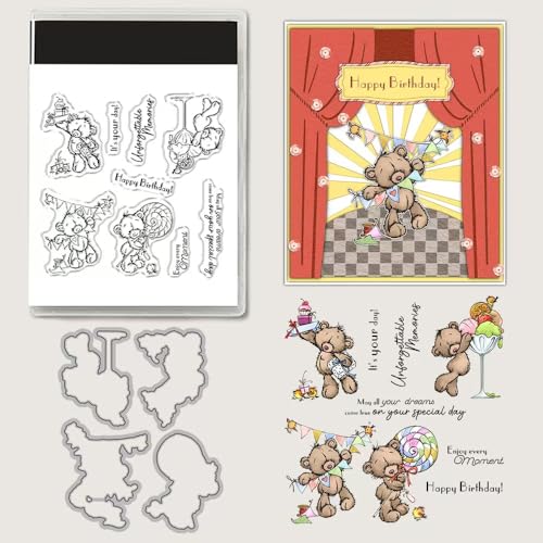 Stempel und Stanzformen, Stempel und Stanzformen für verschiedene Festivals, Alben, Scrapbooking, Geburtstage, Grußkarten (Stil 5) von junweideyi