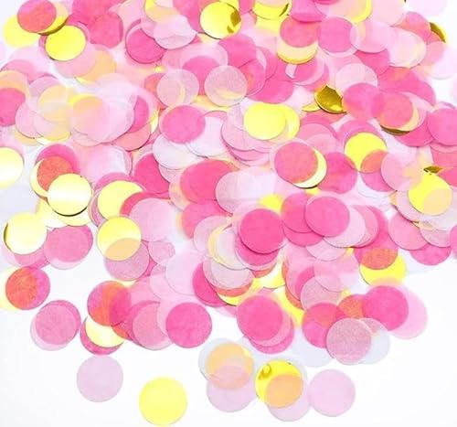 Jwtyu Konfetti Bunt 6000 Stück Mehrfarbig Runde Geburtstag Confetti 50g Für Weihnachten Hochzeit Valentinstag Taufe Party Luftballons Geschenkbox Streudeko von jwtyu