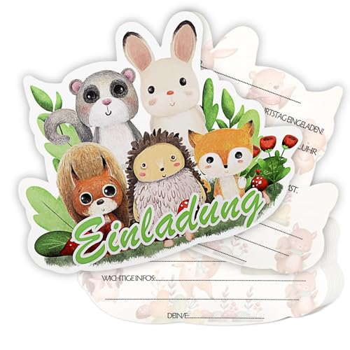 jwtyu 12 Stück Einladungskarten Kindergeburtstag junge Geburtstagseinladungen Tiere Einladungskarten junge für Geburtstagsparty Feiertage und Feste jwtyu 12 Stück Einladungskarten Kindergeburtstag junge Geburtstagseinladungen Tiere Einladungskarten junge für Geburtstagsparty Feiertage und Feste von jwtyu