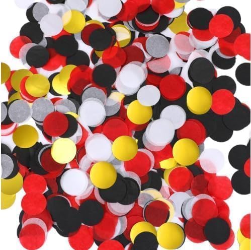 jwtyu Konfetti Bunt 6000 Stück Mehrfarbig Runde Geburtstag Confetti 50g Für Weihnachten Hochzeit Valentinstag Taufe Party Luftballons Geschenkbox Streudeko von jwtyu