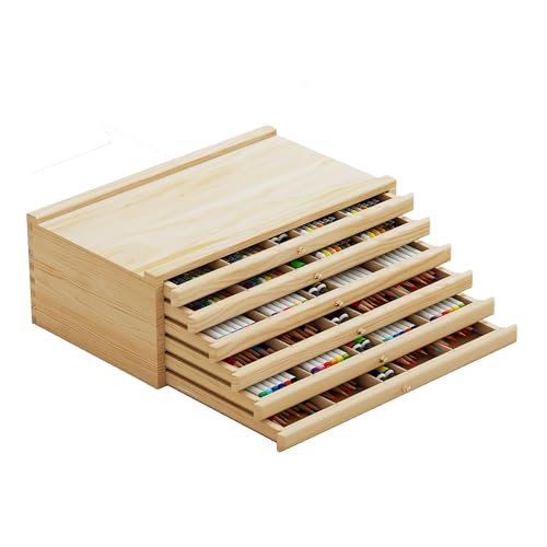 jxgzyy Aufbewahrungsbox für Künstler Schubladen Organizer Holz Schubladenbox 6 Schublade Werkzeugkiste Holz für Künstlerbedarf, Acrylmalerei Zubehör, Malutensilien, Malen Zubehör, Malen 40×25.5×15.5cm jxgzyy Aufbewahrungsbox für Künstler Schubladen Organizer Holz Schubladenbox 6 Schublade Werkzeugkiste Holz für Künstlerbedarf, Acrylmalerei Zubehör, Malutensilien, Malen Zubehör, Malen 40×25.5×15.5cm von jxgzyy
