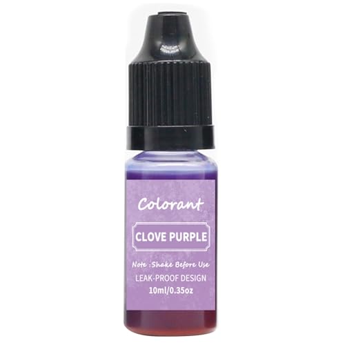 jyibinee 10 ml Kerzenwachsfarbe, auslaufsicher, hochkonzentrierte Kerzenfarbe, Farbessenz, Seife, Toning, Sojawachs, Paraffinfarbe, Farbstoff für Zuhause, Hellviolett jyibinee 10 ml Kerzenwachsfarbe, auslaufsicher, hochkonzentrierte Kerzenfarbe, Farbessenz, Seife, Toning, Sojawachs, Paraffinfarbe, Farbstoff für Zuhause, Hellviolett von jyibinee
