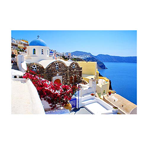 jzxjzx DIY 5D Diamant Malerei/Griechische Landschaft Santorini Architektur/40x60cm Kein Rahmen/Runder Vollbohrer 5D Diamant Gemälde Kristall Strass Stickerei Kreuzstich für Home Wall Decor jzxjzx DIY 5D Diamant Malerei/Griechische Landschaft Santorini Architektur/40x60cm Kein Rahmen/Runder Vollbohrer 5D Diamant Gemälde Kristall Strass Stickerei Kreuzstich für Home Wall Decor von jzxjzx