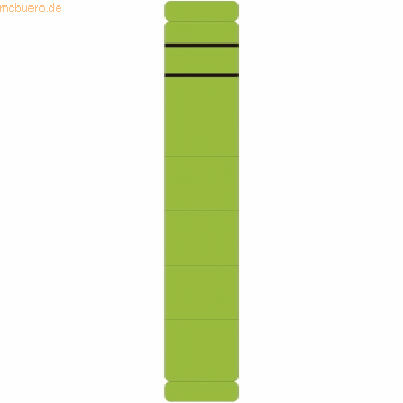 k.A. Ordnerrückenschilder 60x192mm selbstklebend grün VE=10 Stück von k.A.