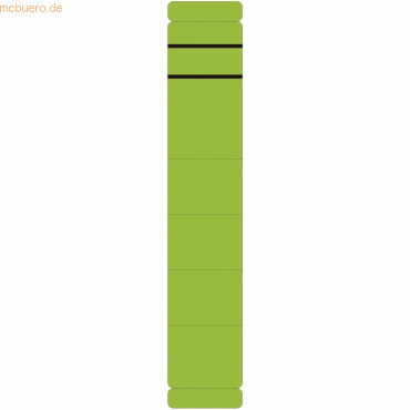 k.A. Ordnerrückenschilder 60x280mm selbstklebend grün VE=10 Stück von k.A.
