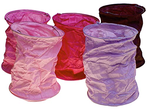kadoh Papier-Lampions (5 St.) • Lichtertüten in Pink & Lila • Partydeko für Hochzeit, Halloween, Fasching • Größe M von kadoh