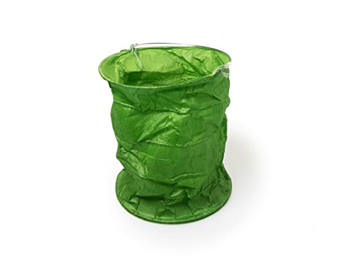 kadoh Papier-Lampion (1 St.) • Lichtertüte in Grasgrün • Partydeko für Hochzeit, Halloween, Fasching • Größe M von kadoh