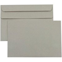 kaenguruh the world of paper Briefumschläge DIN C6 ohne Fenster grau selbstklebend 1.000 St. von kaenguruh the world of paper