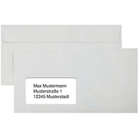 kaenguruh the world of paper Briefumschläge DIN lang mit Fenster grau haftklebend 25 St. von kaenguruh the world of paper