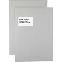 kaenguruh the world of paper Versandtaschen DIN C4 mit Fenster weiß 250 St. von kaenguruh the world of paper