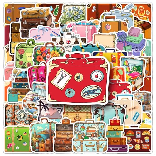 50 Stück Antike Kofferaufkleber für Kinder Jugendliche Erwachsene Mädchen,Vintage Wasserdichte Sticker Wasserflaschen Skateboard DIY Laptop Motorrad Fahrrad Gepäck Computer Auto Scrapbook Helm 50 Stück Antike Kofferaufkleber für Kinder Jugendliche Erwachsene Mädchen,Vintage Wasserdichte Sticker Wasserflaschen Skateboard DIY Laptop Motorrad Fahrrad Gepäck Computer Auto Scrapbook Helm von kaensc