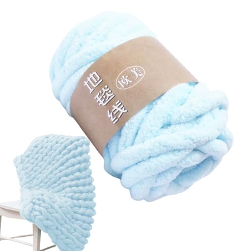 kaiop Chenillewolle - Weiches Garn für Decke und Häkeln,Weiches Garn für Decken, Wollknäuel zum Basteln, Polyester für Hüte, Schuhe, Handschuhe, Heimwerken von kaiop