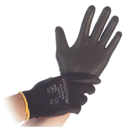 Feinstrickhandschuhe BLACK ACE, VE 120 Paar, Größe 7 (S). von kaiserkraft