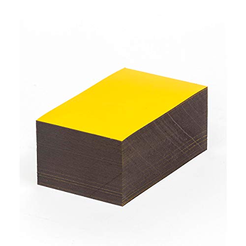 kaiserkraft | Magnet-Lagerschilder | gelb | HxB 80 x 100 mm | VE 100 Stk von kaiserkraft