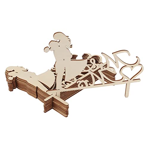 Pappelsperrholz 10pcs Hochzeitspflanze Etiketten mit umarmtem Paar Bild für Dekoration, romantische DIY -Färbung Pappelsperrholz 10pcs Hochzeitspflanze Etiketten mit umarmtem Paar Bild für Dekoration, romantische DIY -Färbung von kaisudiAP