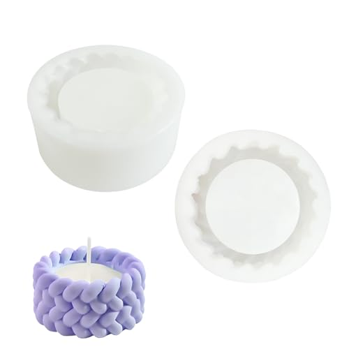 KAIYAYA Set Of 2 Candle Holder Silicone Moulds,Silikonform Kerzenhalter Gießformen Silikon Silicone Casting Moulds For Candles & Flower Pots,Candle Holder,Diy Resin Mould Holder For Making KAIYAYA Set Of 2 Candle Holder Silicone Moulds,Silikonform Kerzenhalter Gießformen Silikon Silicone Casting Moulds For Candles & Flower Pots,Candle Holder,Diy Resin Mould Holder For Making von kaiyaya