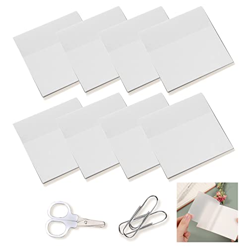 Transparente Haftnotizen, 400 piezas, Wasserdicht Haftnotizen, Creative Transparente Sticky Notes 400 Sheets 75 X 75 Mm, Self-adhesive Sticky Notes Für Büro Und Studenten, con tijeras y 2 clips Transparente Haftnotizen, 400 piezas, Wasserdicht Haftnotizen, Creative Transparente Sticky Notes 400 Sheets 75 X 75 Mm, Self-adhesive Sticky Notes Für Büro Und Studenten, con tijeras y 2 clips von kajkey