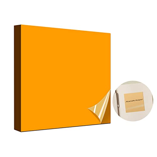 Transparente Haftnotizen, 50 Stück, Wasserdicht Haftnotizen, Creative Sticky Notes Transparente Sticky Notes 50 Sheets 75 X 75 Mm, Self-adhesive Sticky Notes Für Büro Und Studenten (Orange) von kajkey