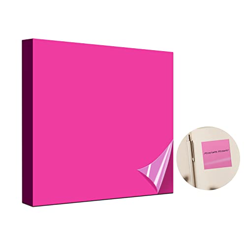 Transparente Haftnotizen, 50 Stück, Wasserdicht Haftnotizen, Creative Sticky Notes Transparente Sticky Notes 50 Sheets 75 X 75 Mm, Self-adhesive Sticky Notes Für Büro Und Studenten (Rose) von kajkey