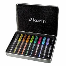 Deco Brush Metallic Marker Set 10 Farben Metall-Box von Touch
