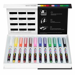 PIGMENT Deco Brush Marker Basic Colors Set 12 Farben von Touch