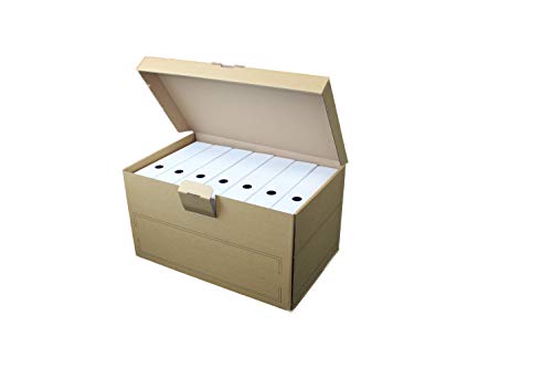 karton-billiger 5 Stück Archivschachteln Klappdeckel Basic zur Ablage von Ordnern A4 karton-billiger 5 Stück Archivschachteln Klappdeckel Basic zur Ablage von Ordnern A4 von karton-billiger