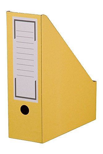 karton-billiger Stehsammler Color 100mm, vers. Farben, 20Stück (gelb) von karton-billiger