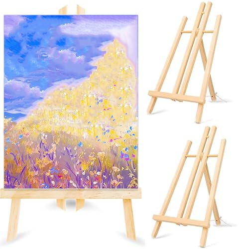 2 Stück Staffeleien aus Holz, 19 x 30cm Kleine Staffelei Holz für Bilder, Deko-Stander, Klappbar und Platzsparend Tischstaffelei Holz Klein, Staffelei Kinder für Gemalde, Kinder Kunst & Handwerk 2 Stück Staffeleien aus Holz, 19 x 30cm Kleine Staffelei Holz für Bilder, Deko-Stander, Klappbar und Platzsparend Tischstaffelei Holz Klein, Staffelei Kinder für Gemalde, Kinder Kunst & Handwerk von katmerio