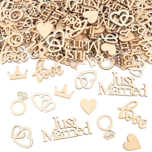 Kayqbonke 120 Stk Hochzeit Konfetti Holz, 6 Formen Streudeko Hochzeit, Just Married Hochzeit deko, Herz Hochzeitsdekoratio, Holzherz Confetti Holz Deko für Hochzeit Verlobbung Valentinstag Kayqbonke 120 Stk Hochzeit Konfetti Holz, 6 Formen Streudeko Hochzeit, Just Married Hochzeit deko, Herz Hochzeitsdekoratio, Holzherz Confetti Holz Deko für Hochzeit Verlobbung Valentinstag von kayqbonke