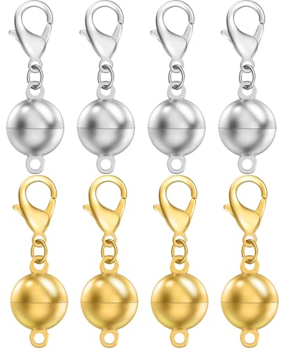 Kcctoo Halskettenverschlüsse und Verschlüsse, 14 Karat Gold und Silber, Armband-Verlängerung für Schmuckherstellung von kcctoo