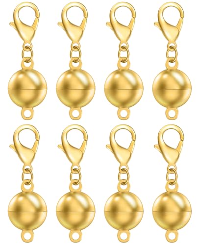 Kcctoo Halskettenverschlüsse und Verschlüsse, 14 Karat Gold und Silber, Armband-Verlängerung für Schmuckherstellung von kcctoo